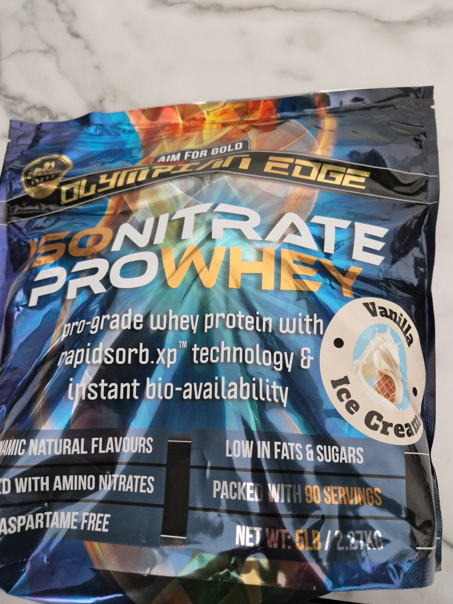 Olympian Edge Isonitrate Pro Whey 2.27kg (vanilla ice cream)