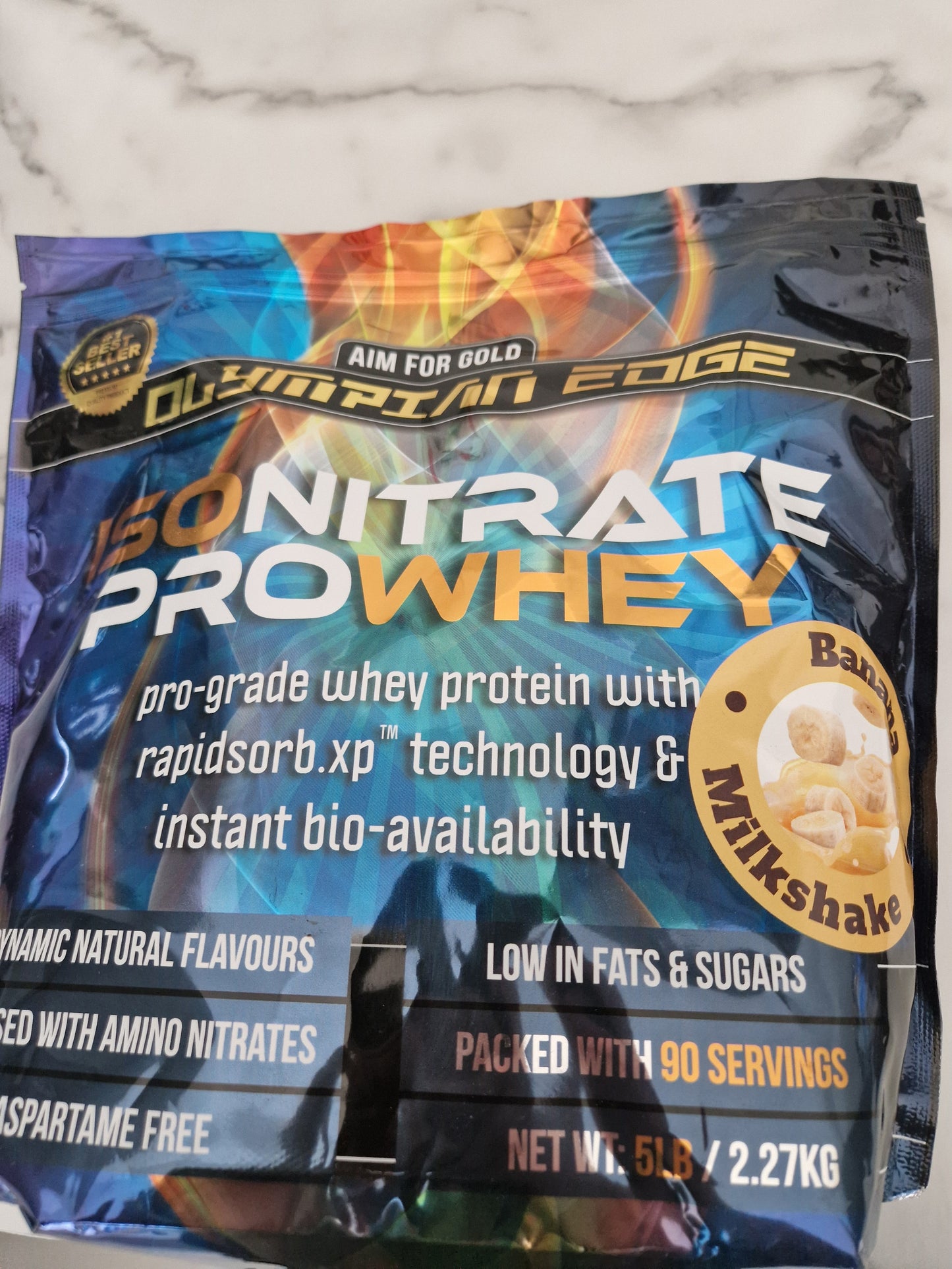 Olympian Edge Isonitrate Pro Whey 2.27kg (Banana Milkshake)
