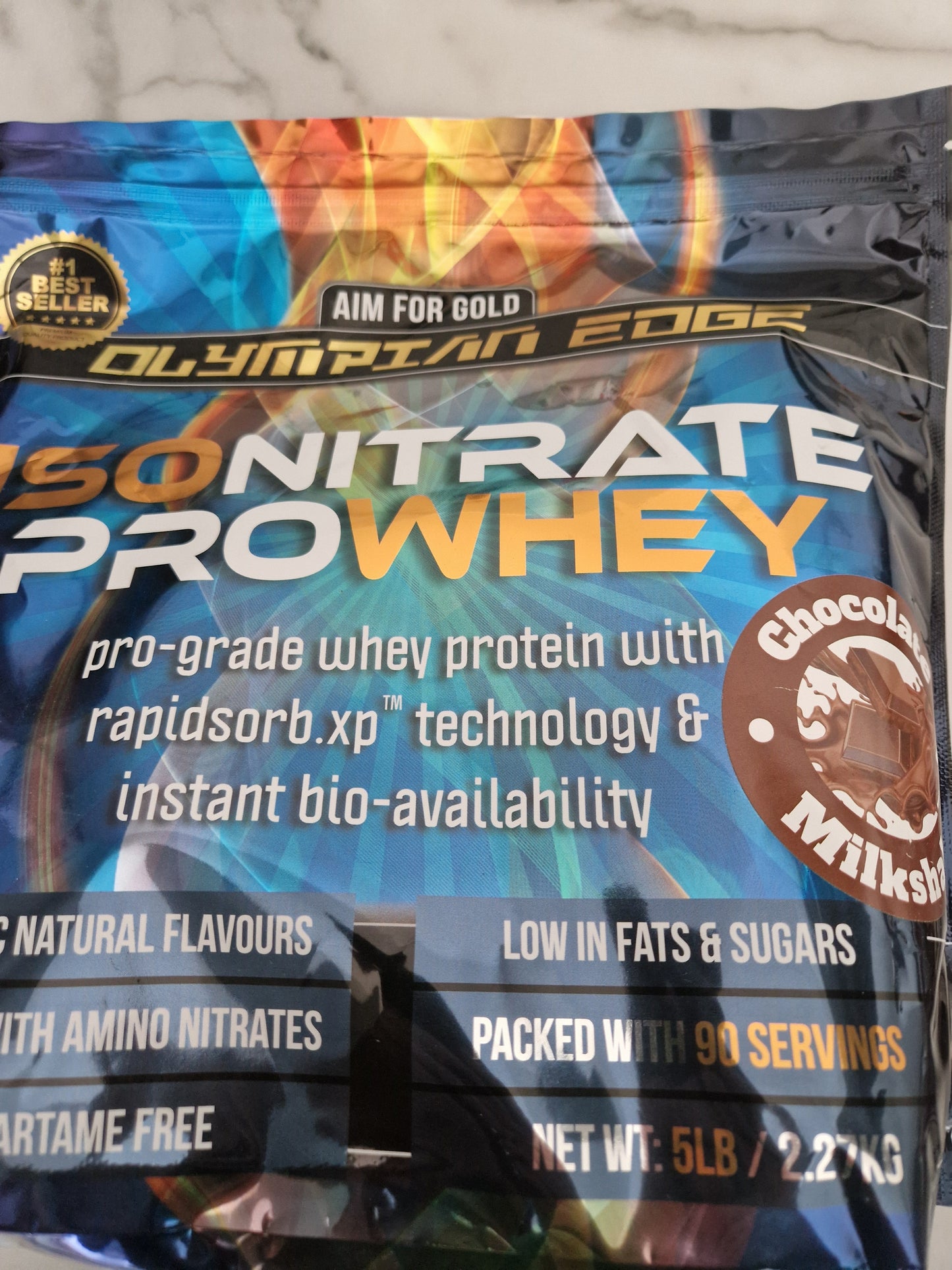 Olympian Edge Isonitrate Pro Whey 2.27kg (chocolate milkshake)